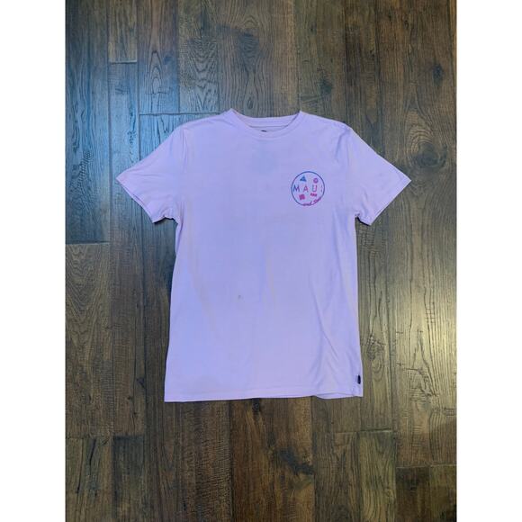 Maui and Sons Graphic Logo T-Shirt - Baby Pink - Small - 1990s Inspired Clothing - Picture 1 of 5